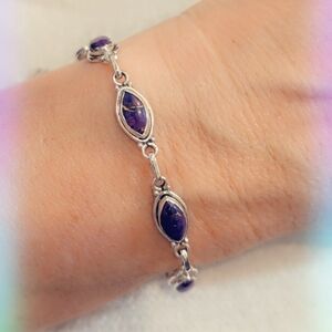 Spiny Oyster Turquoise 925 Sterling Silver Bracelet